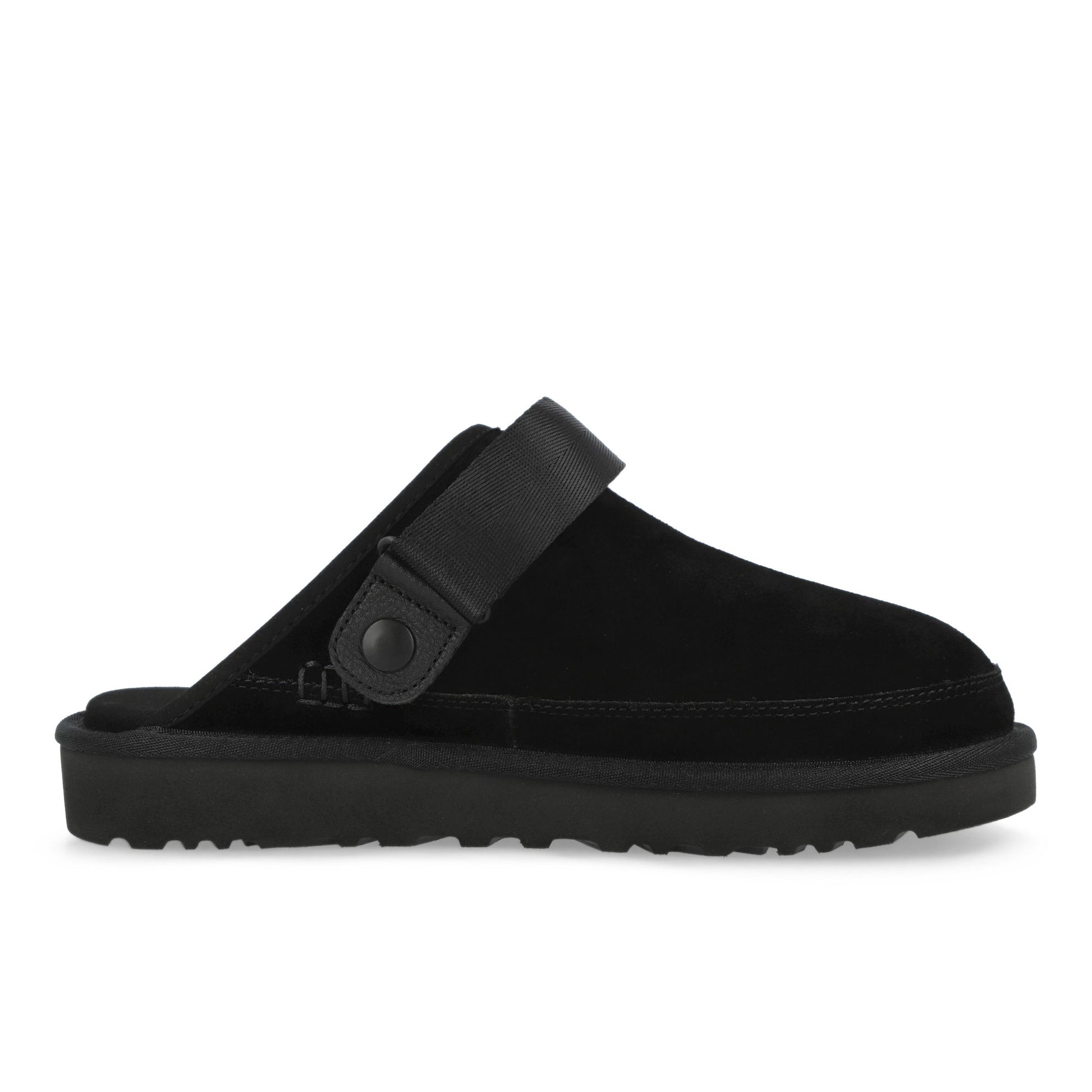 UGG M Goldencoast Clog II Black Slides 1166915-BLK / Blac Detail View 2 | GATE
