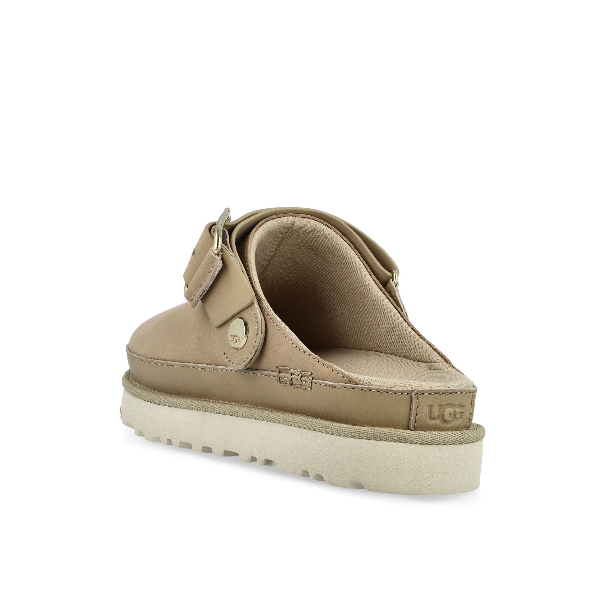 UGG W Goldenstar Villa Clog Mustard Slides 1169590-MDSD Detail View 3 | GATE
