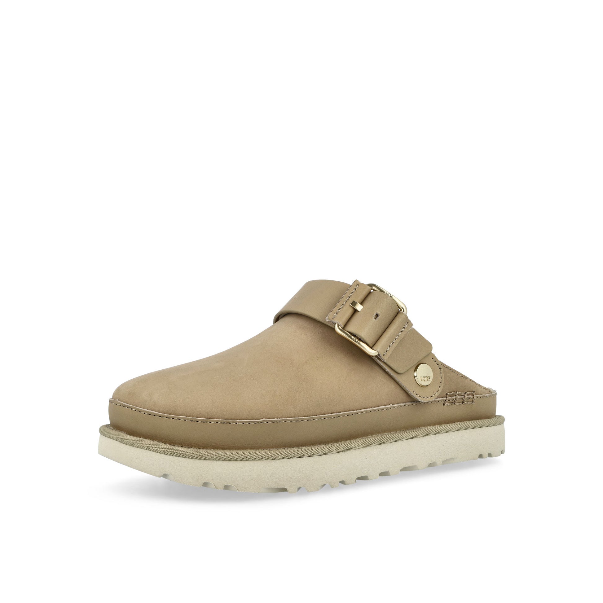 UGG W Goldenstar Villa Clog Mustard Slides 1169590-MDSD Detail View 4 | GATE
