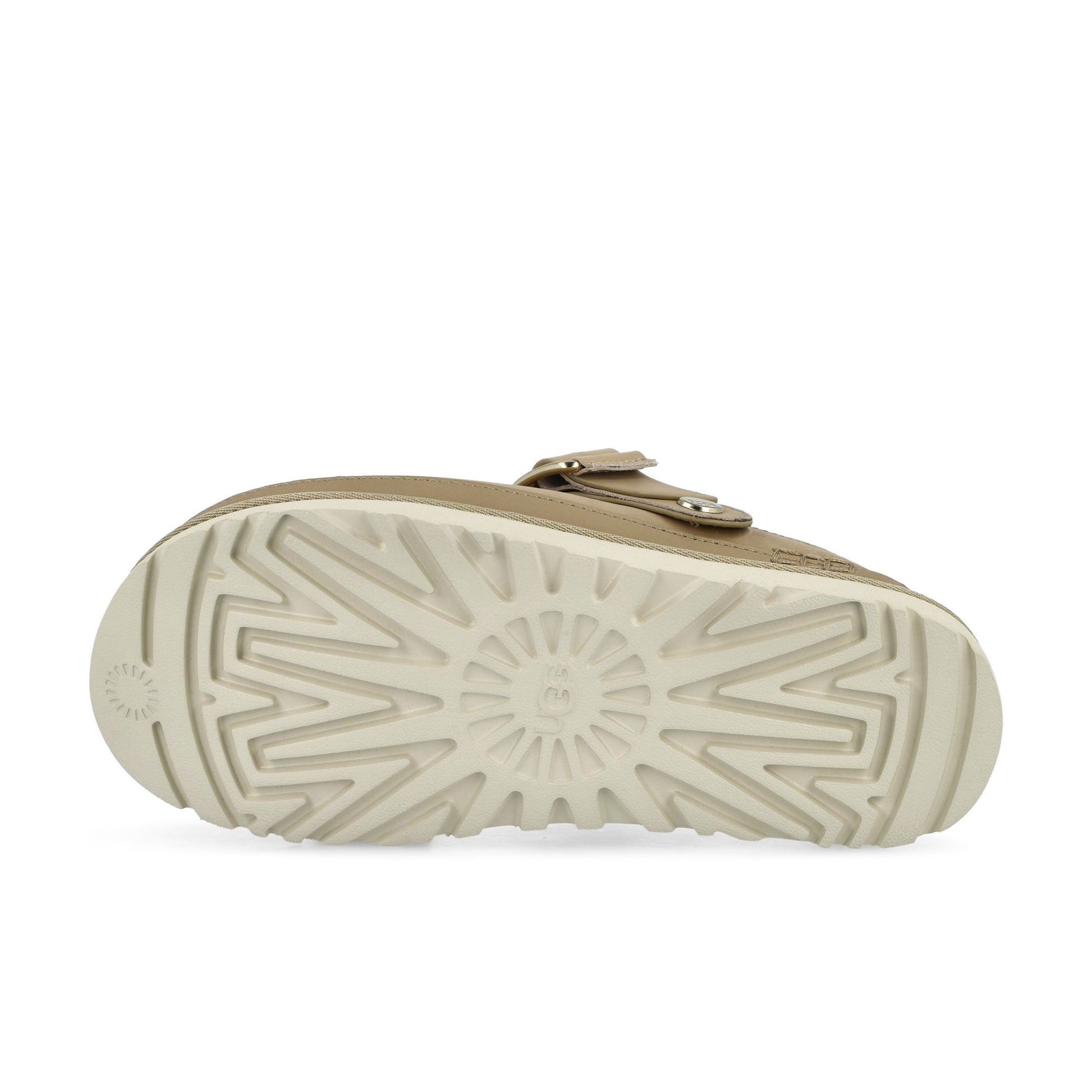 UGG W Goldenstar Villa Clog Mustard Slides 1169590-MDSD Detail View 6 | GATE
