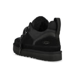 UGG M Lowmel Black Sneaker 1170750-BLK / Black Detail View 3 | GATE
