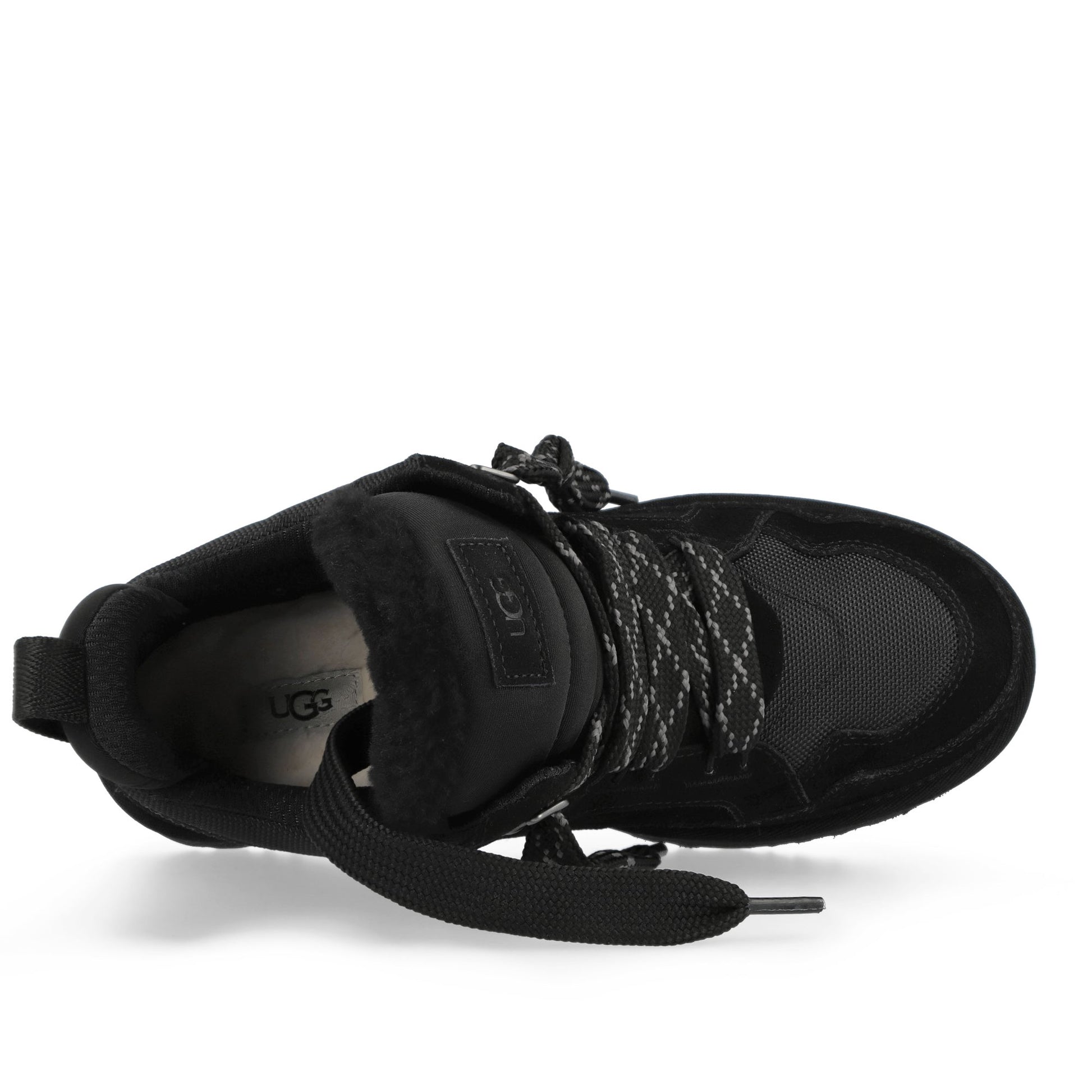 UGG M Lowmel Black Sneaker 1170750-BLK / Black Detail View 5 | GATE
