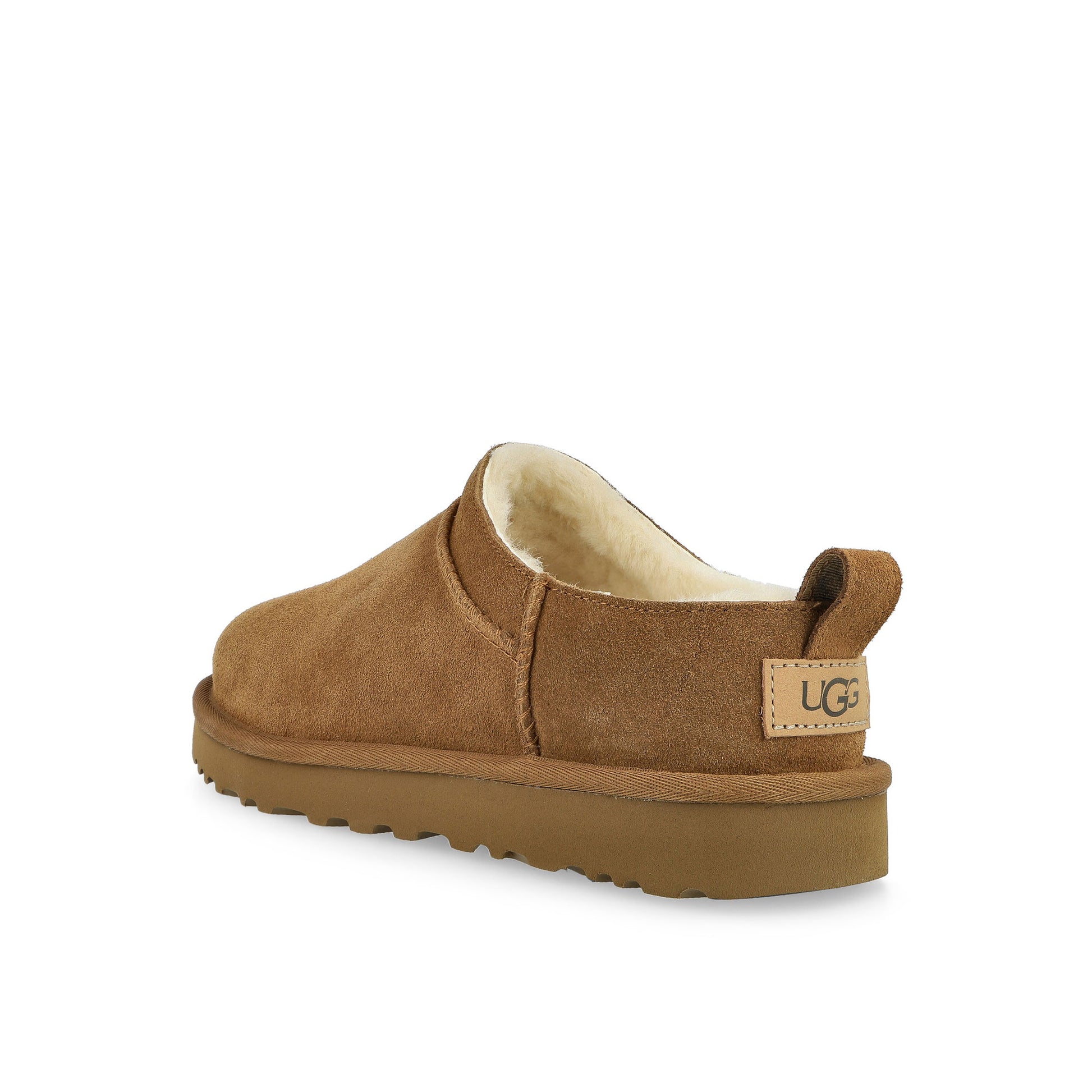UGG W Classic Micro Chestnut Boots 1173891-CHE Detail View 3 | GATE
