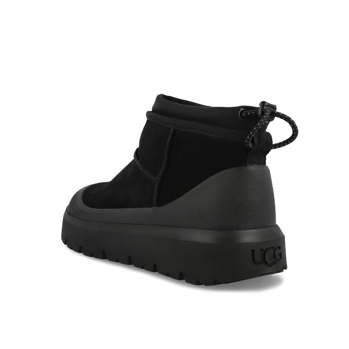 UGG M CL Ultra Mini Weather Hybrid Black / Black Boots 1174196-BBLC Detail View 3 | GATE
