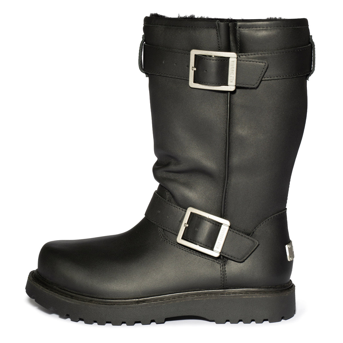 Willy Chavarria x UGG Biker Black Boots 1186775-BLK Detail View 1 | GATE