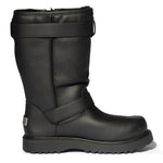 Willy Chavarria x UGG Biker Black Boots 1186775-BLK Detail View 2 | GATE