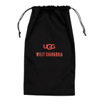 Willy Chavarria x UGG Hotel Slipper Black Slides 1186777-BLK Detail View 7 | GATE