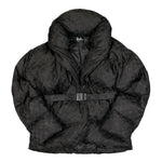 MISBHV Black Moscow Monogram Puffer Jacket Black Jackets 121W402 Detail View 1 | GATE
