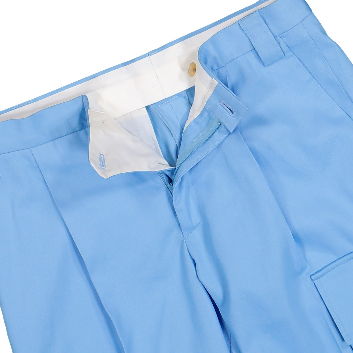 Walter Van Beirendonck Major Pants Light Blue Pants 2005 Detail View 4 | GATE