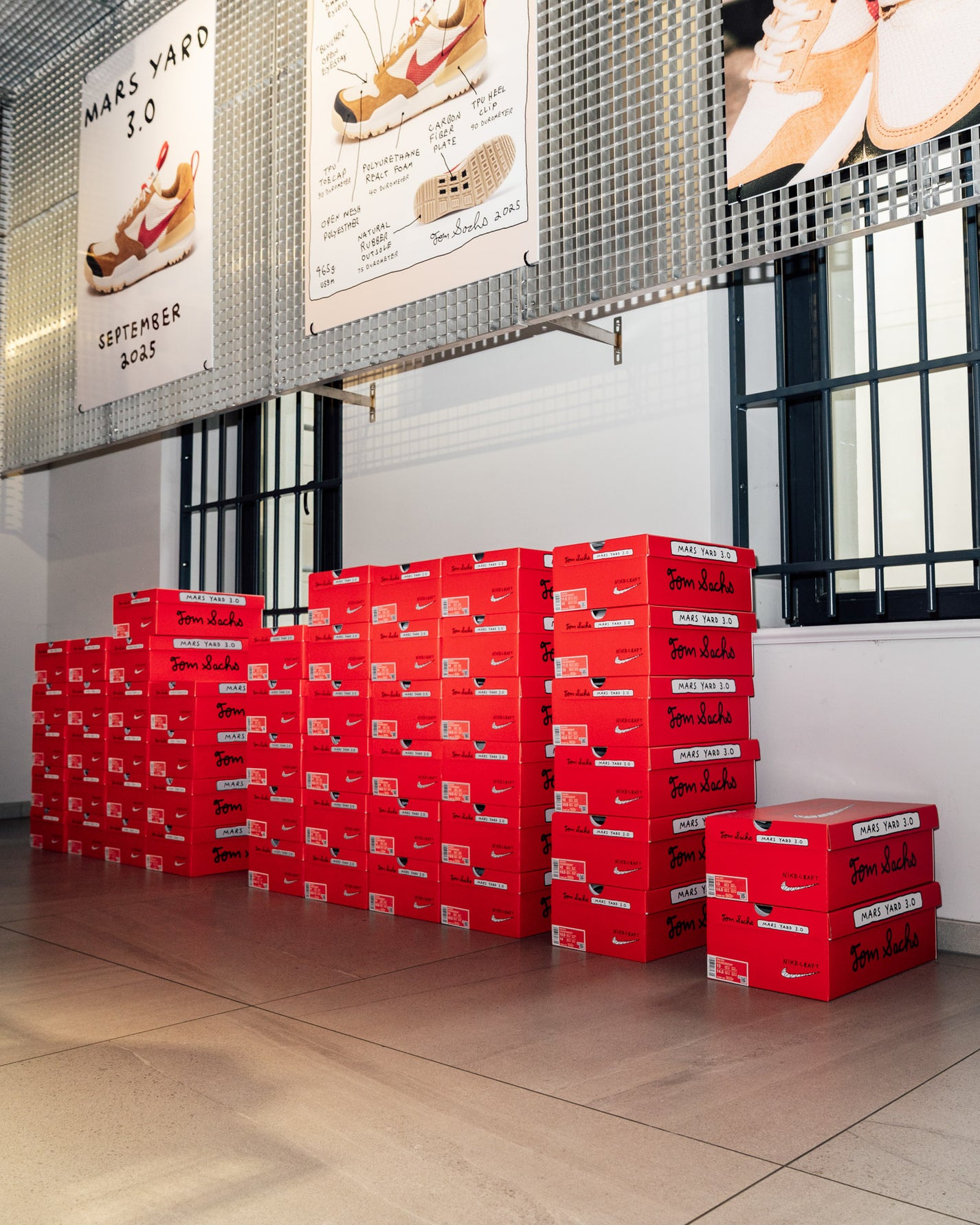 RECAP: Tom Sachs x Nike Mars Yard 3.0 sneaker boxes