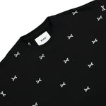 WTAPS ACNE Crossbones Crewneck Sweater Black Detail view 3 | Gate
