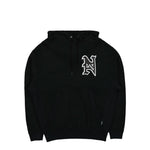 Neighborhood College-S LS. CO Hooded Sweatshirt Black Detail view 1 | Gate