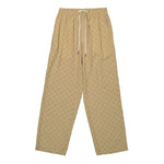 Resort Monogram Viscose Wool Relaxed Trousers