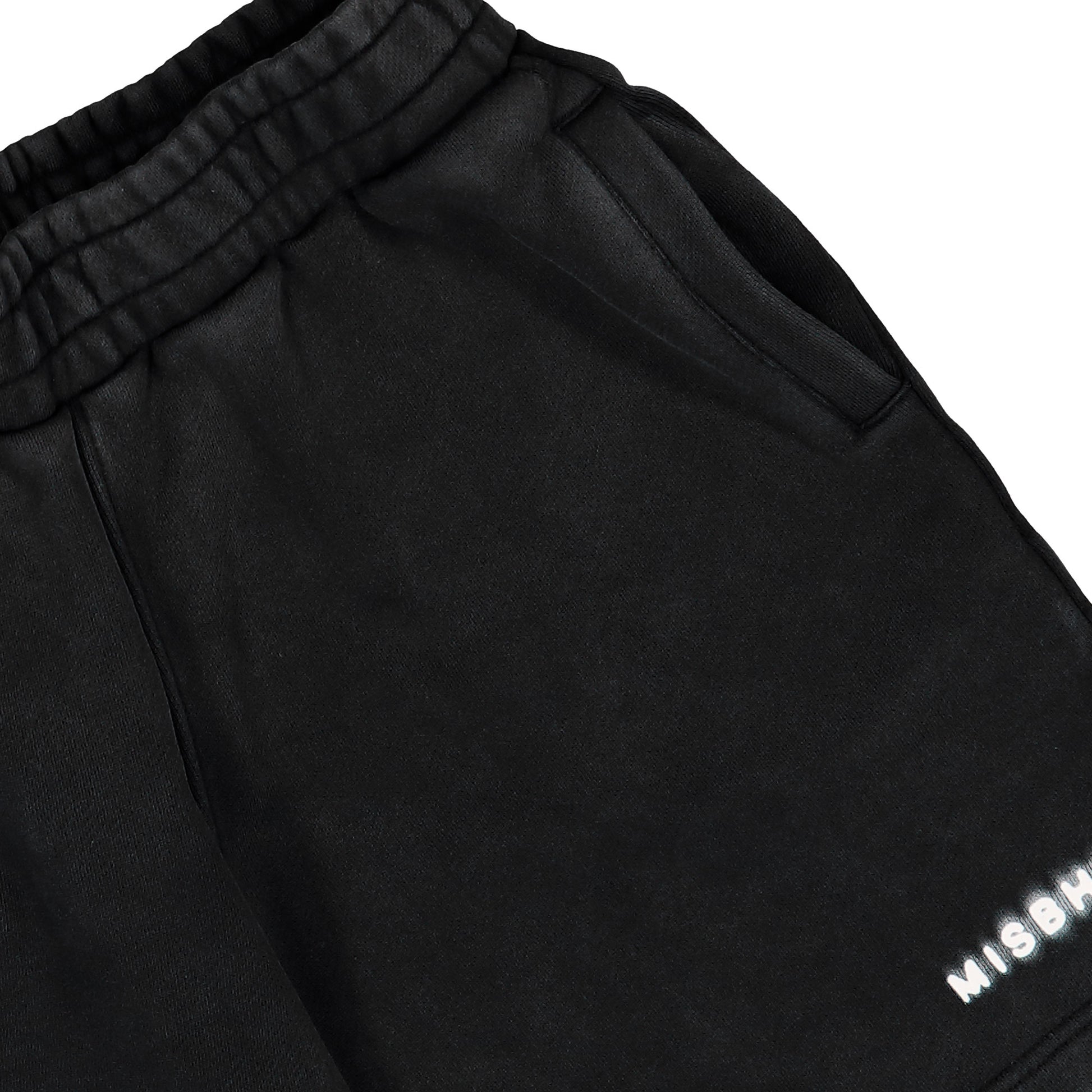 MISBHV Community Shorts Washed Black Shorts 230M353 Detail View 4 | GATE