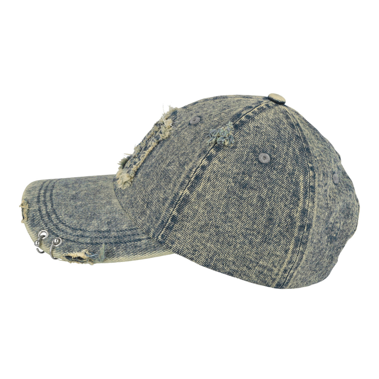 MISBHV Sunset Denim Cap Blue Caps 231EY500 Detail View 1 | GATE