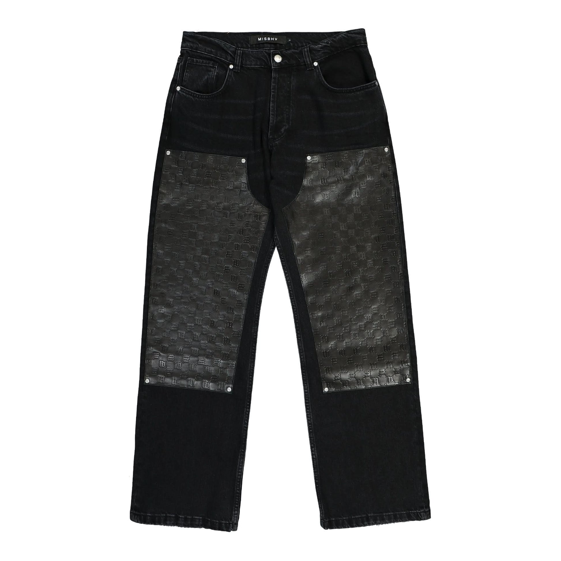 MISBHV Dark Room Carpenter Trousers Black Detail view 1 | Gate