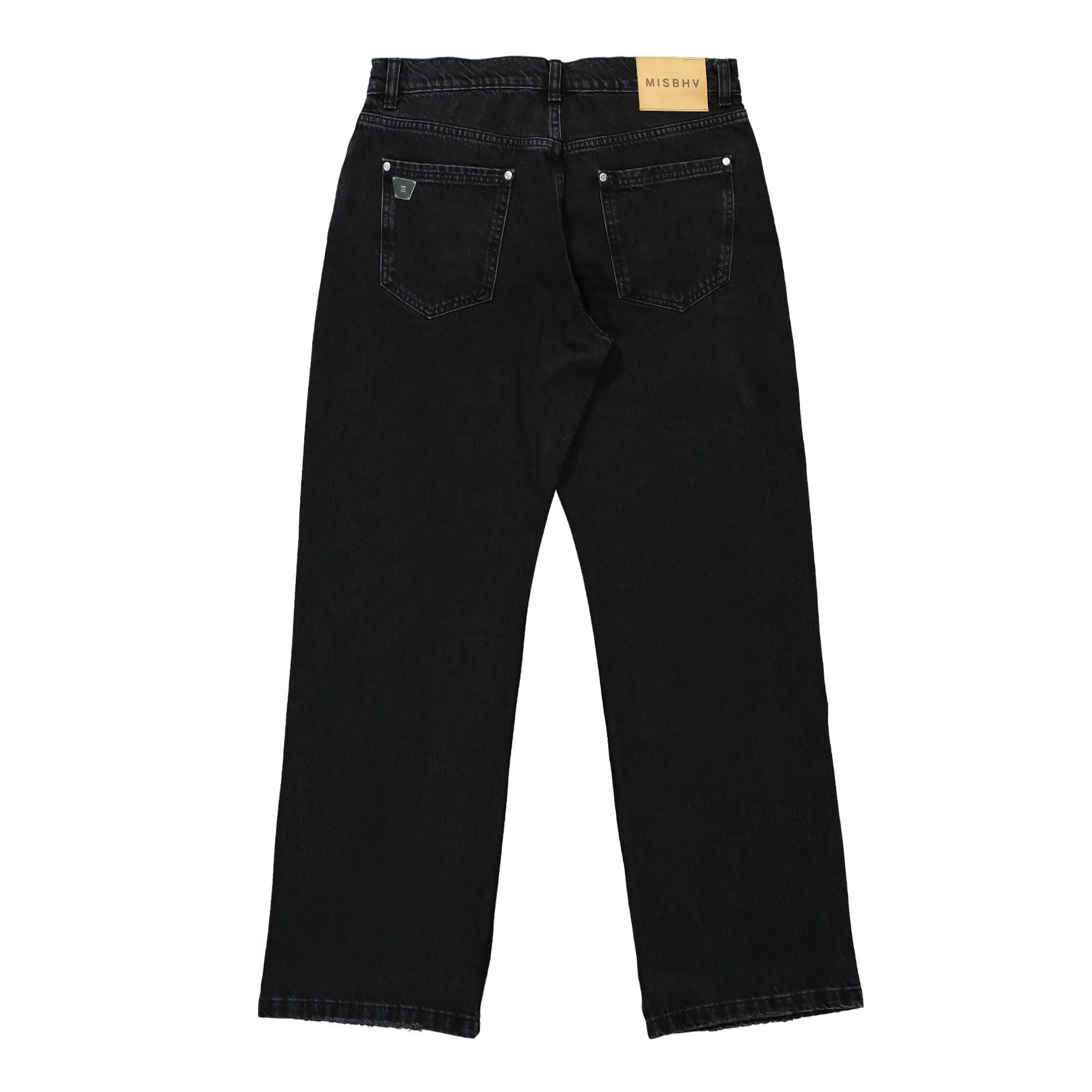 MISBHV Dark Room Carpenter Trousers Black Detail view 2 | Gate
