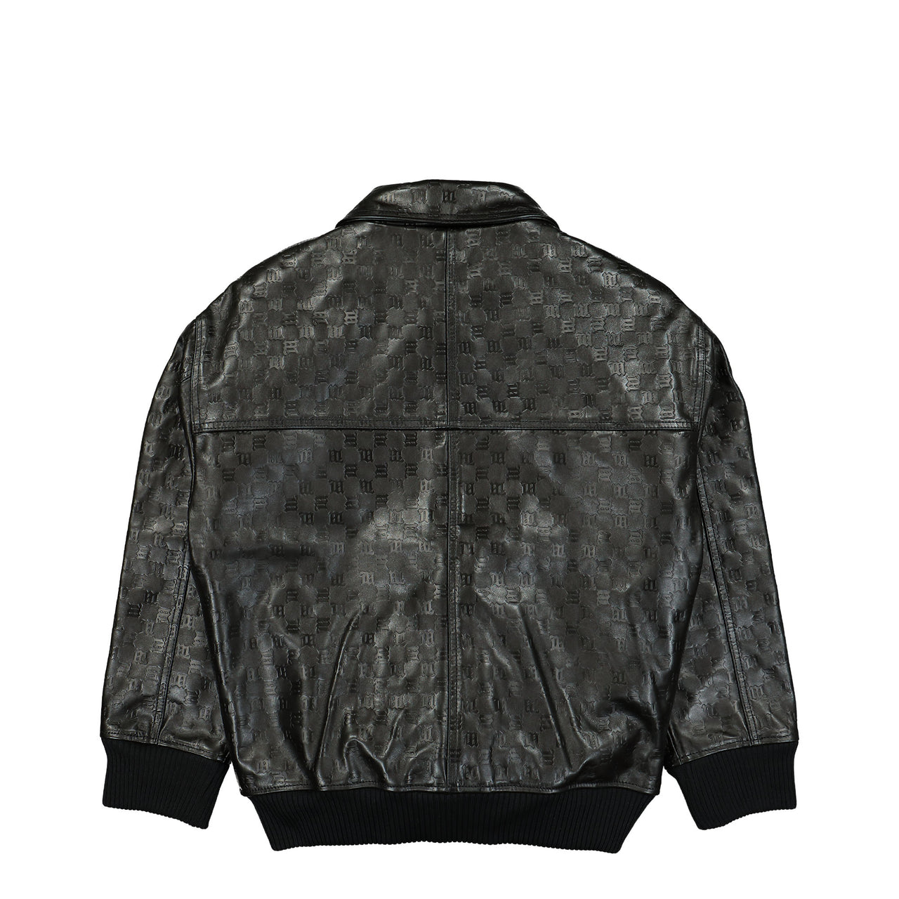 Monogram Embossed Bandit Leather Jacket