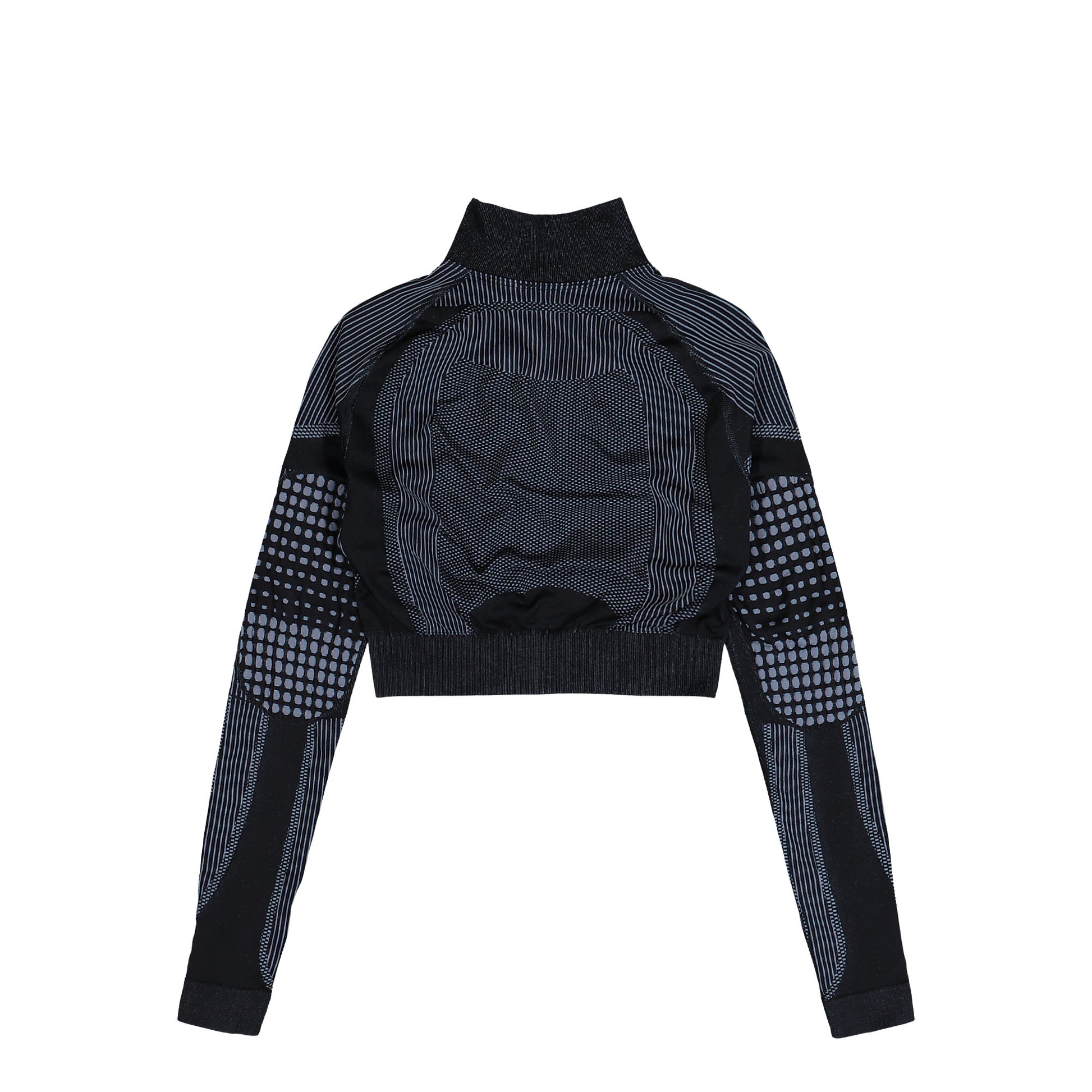 MISBHV Sport Europa Cropped Quarter-Zip Longsleeve Black Longsleeves 231W521 Detail View 2 | GATE
