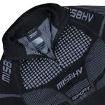 MISBHV Sport Europa Cropped Quarter-Zip Longsleeve Black Longsleeves 231W521 Detail View 3 | GATE