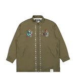 Neighborhood Souvenir LS Shirt Olive Detail view 1 | Gate