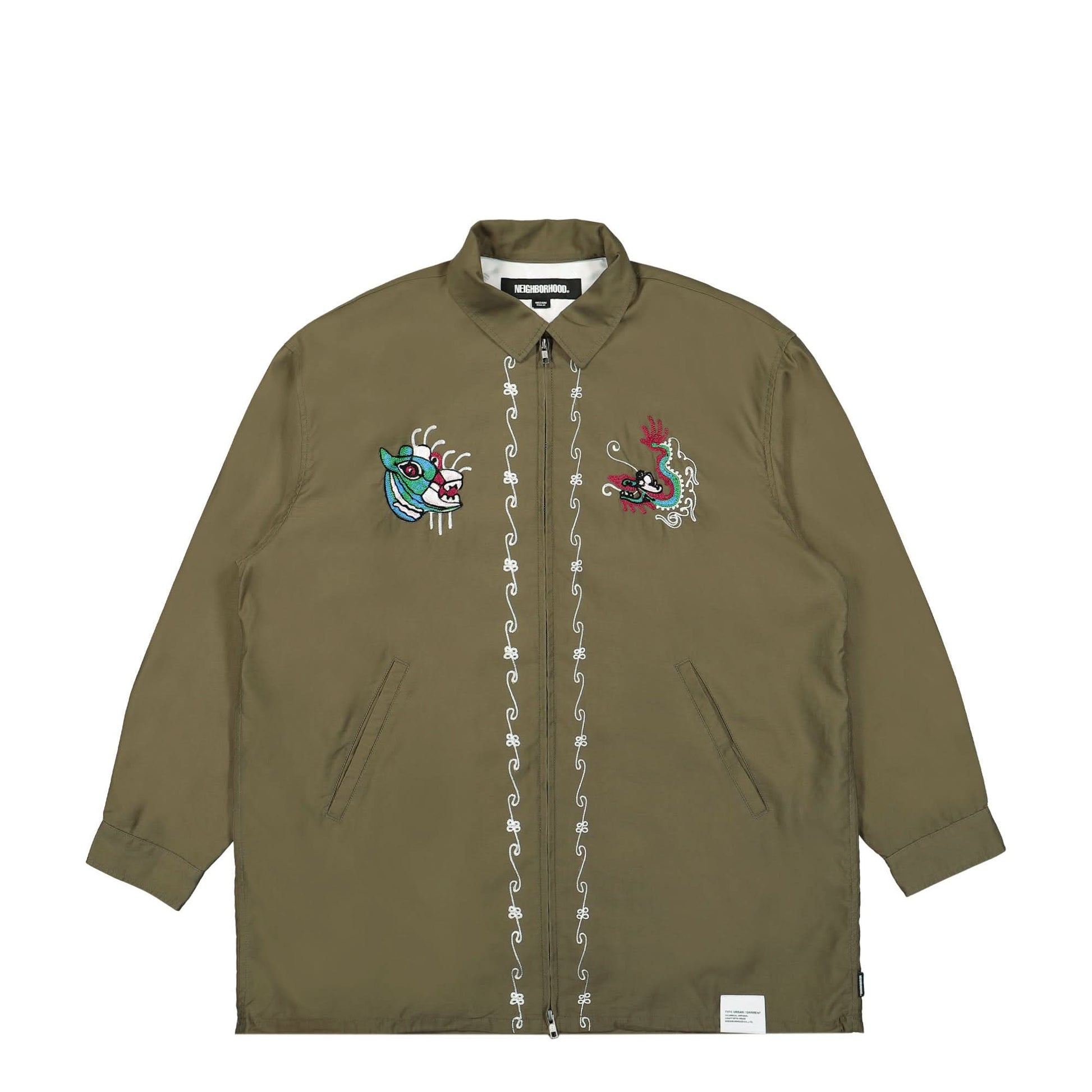 Neighborhood Souvenir LS Shirt Olive Detail view 1 | Gate