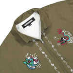 Neighborhood Souvenir LS Shirt Olive Detail view 3 | Gate