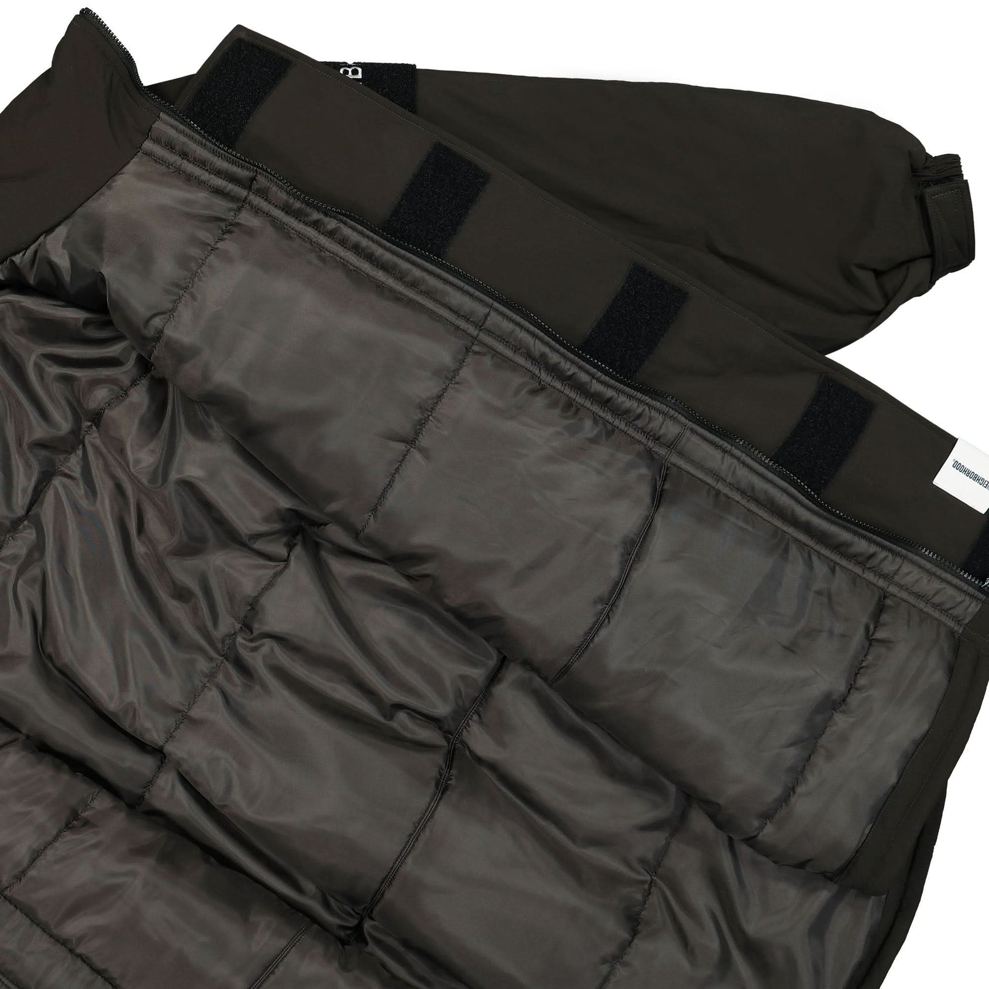 Neighborhood Monster Parka Black Detail view 6 | Gate