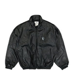 Embossed Leather Track Jacket