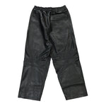 Embossed Leather Track Pants