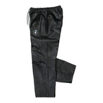 Embossed Leather Track Pants