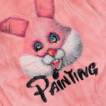 Doublet Hand-Painted Fur Jacket Pink Detail view 4 | Gate