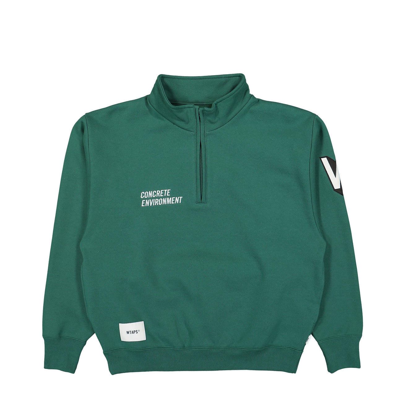 WTAPS Depst / Sweater / Cotton. Environment Green Detail view 1 | Gate
