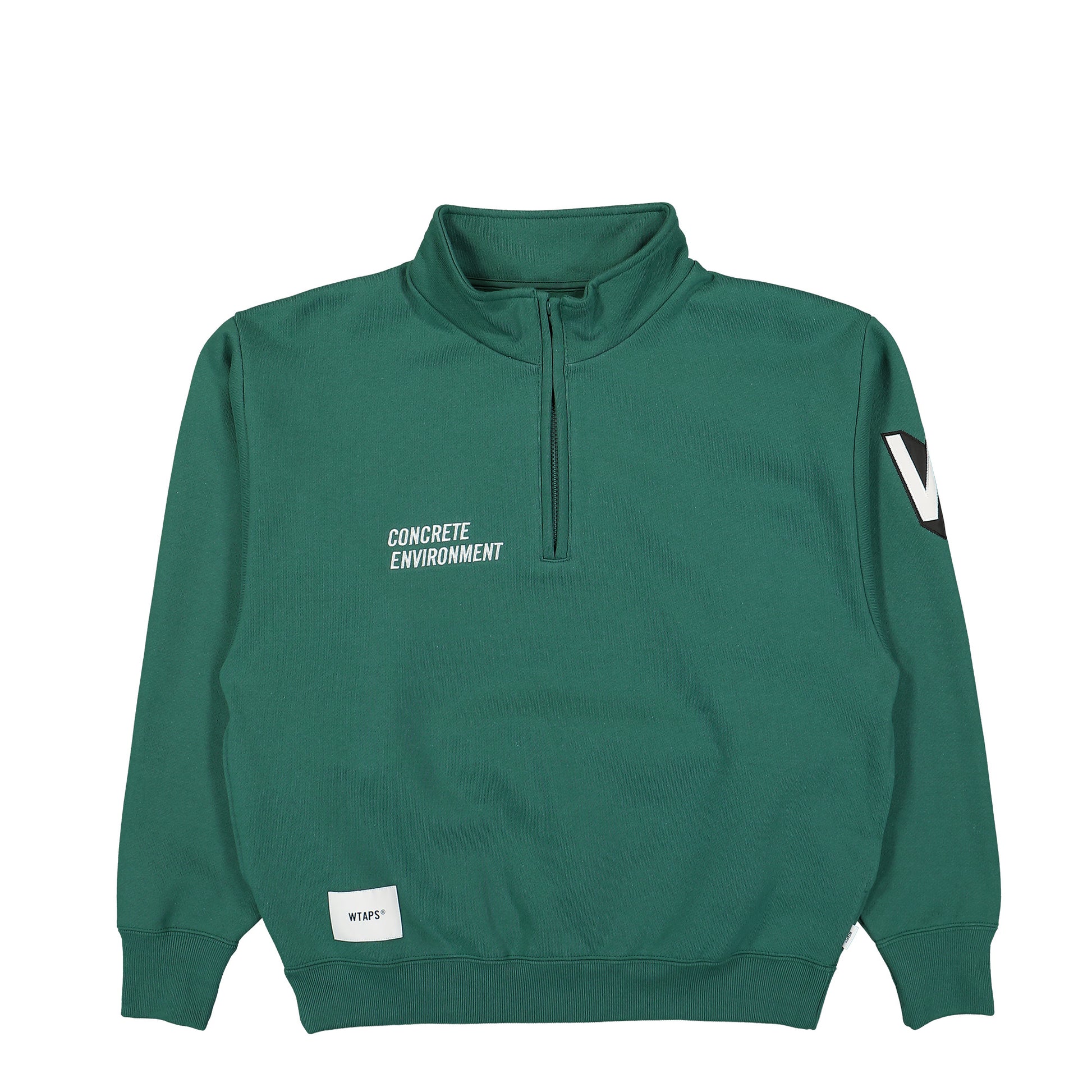 WTAPS Depst / Sweater / Cotton. Environment Green Detail view 1 | Gate