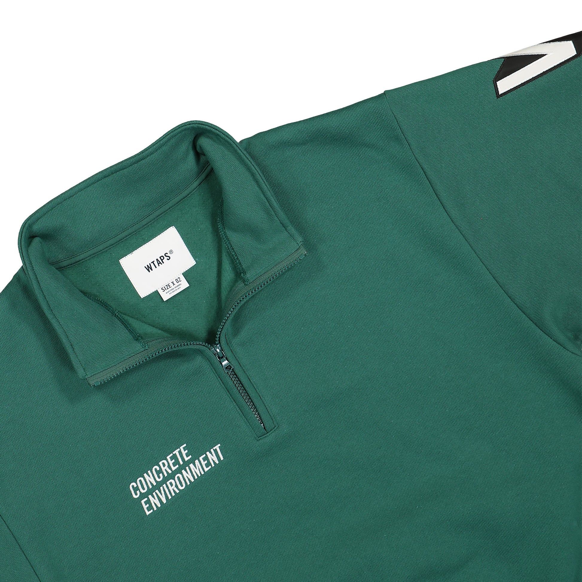 WTAPS Depst / Sweater / Cotton. Environment Green Detail view 3 | Gate