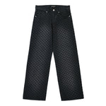 Jacquard Denim Monogram Trousers