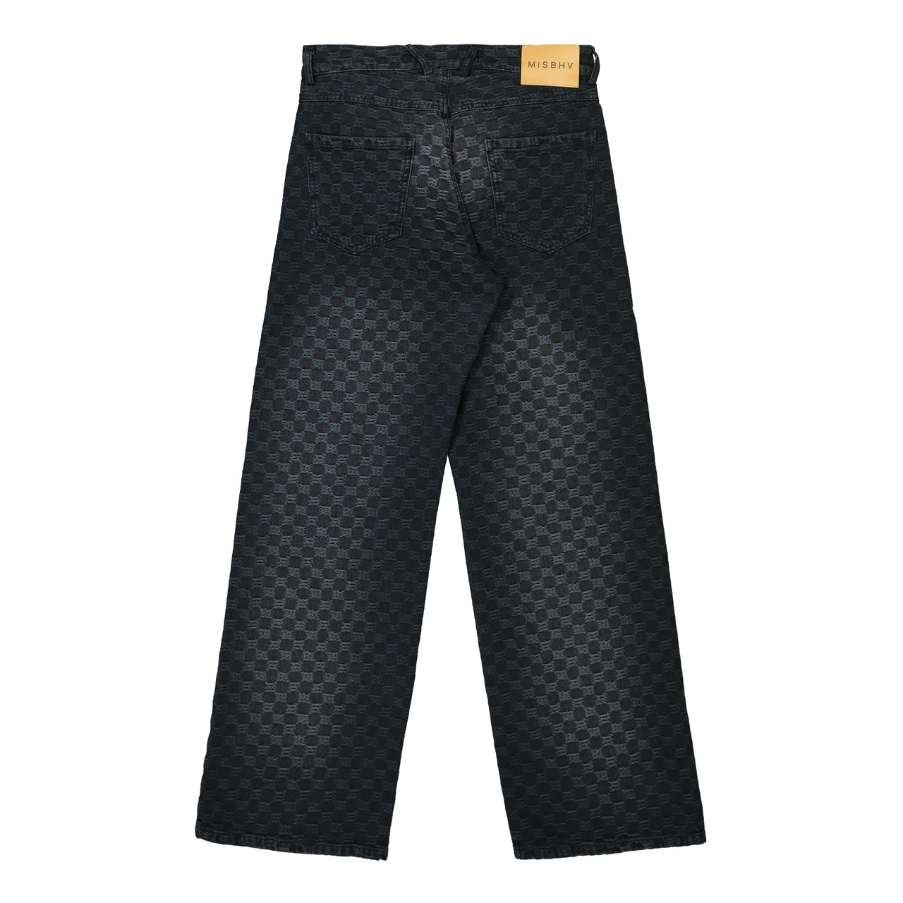 Jacquard Denim Monogram Trousers