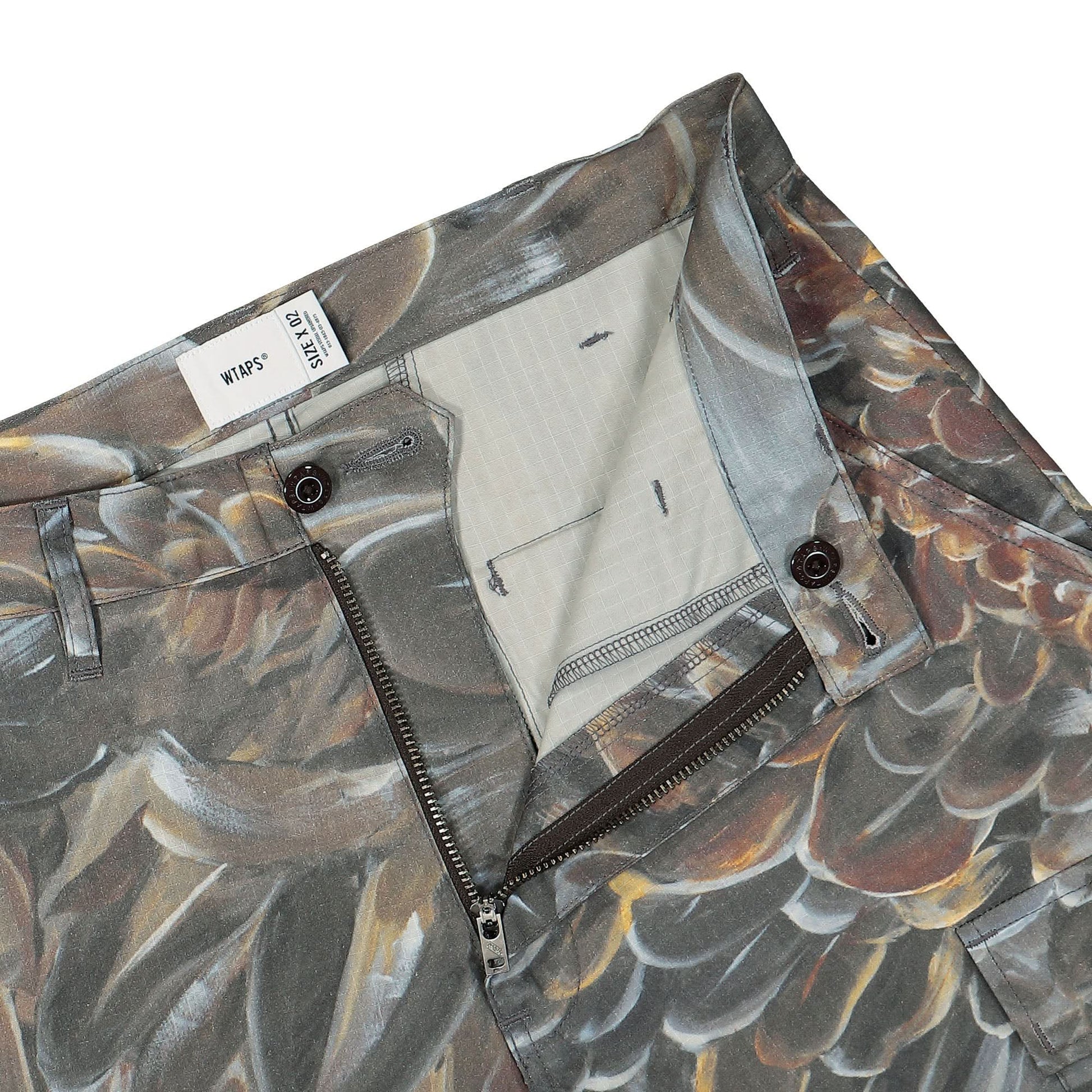 WTAPS MIL T9602 / Trousers / Cotton. Ripstop. Wed Camo. Identity Multicolor Detail view 4 | Gate