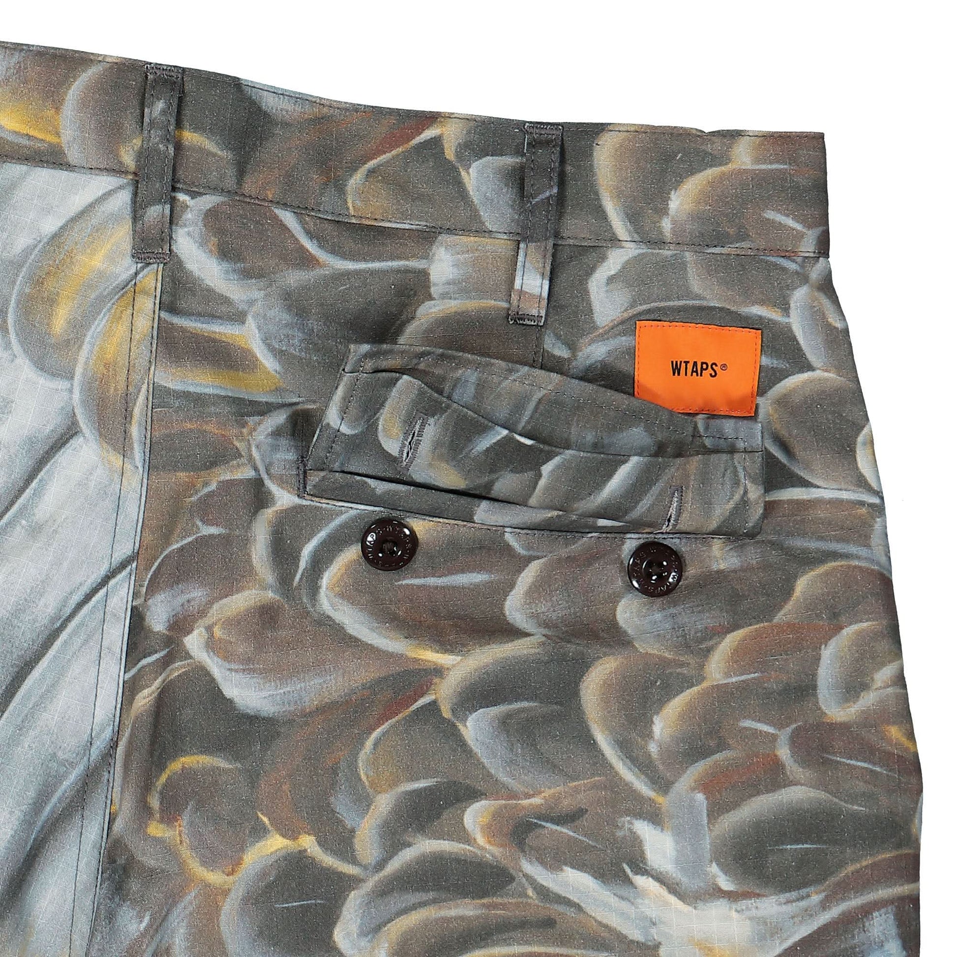 WTAPS MIL T9602 / Trousers / Cotton. Ripstop. Wed Camo. Identity Multicolor Detail view 5 | Gate