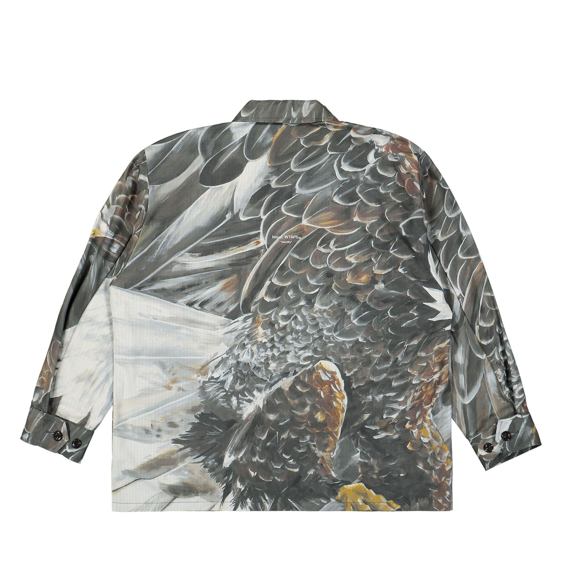 WTAPS JMOD 02 / LS / Cotton. Ripstop. Wed Camo. Identity Multicolor Detail view 2 | Gate