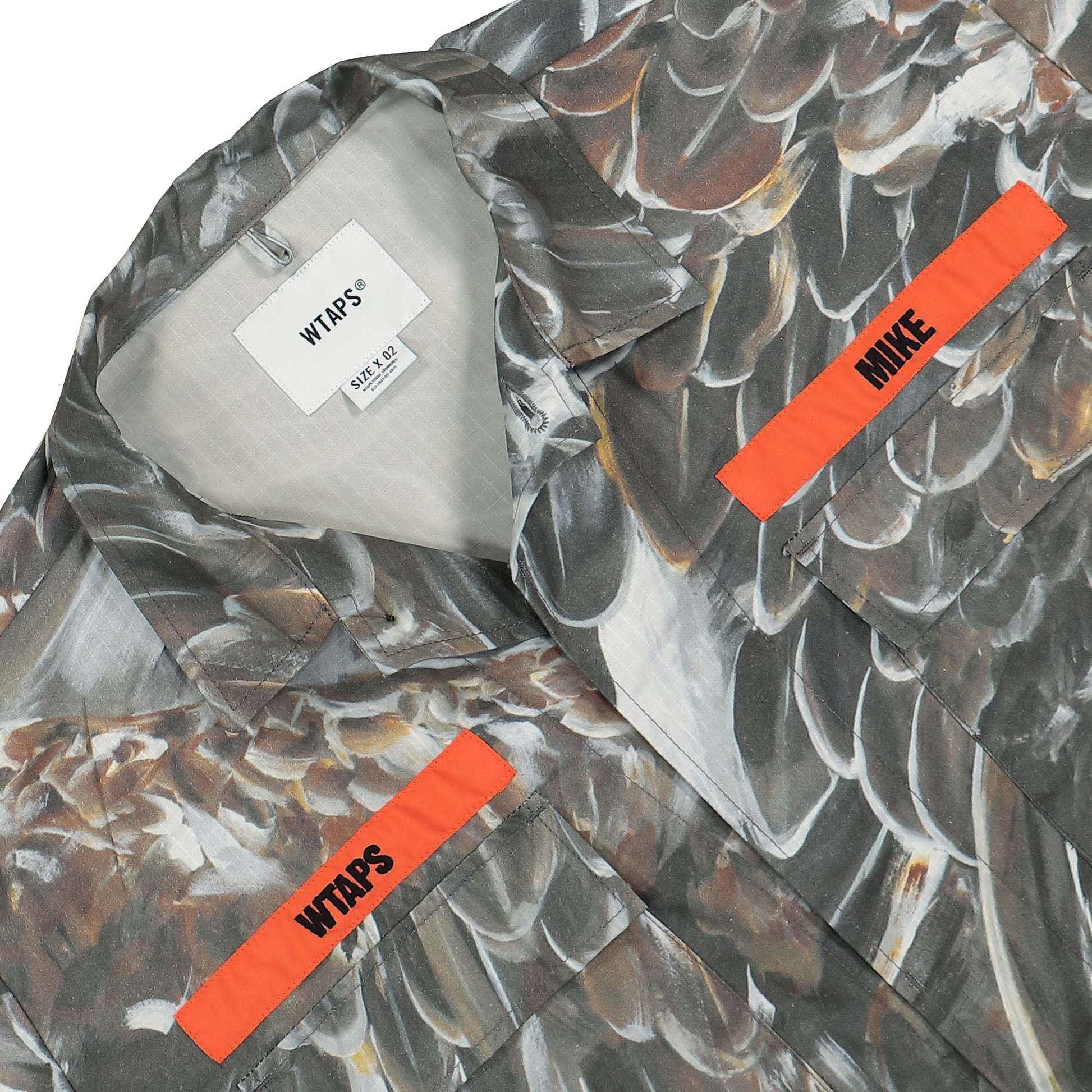 WTAPS JMOD 02 / LS / Cotton. Ripstop. Wed Camo. Identity Multicolor Detail view 3 | Gate