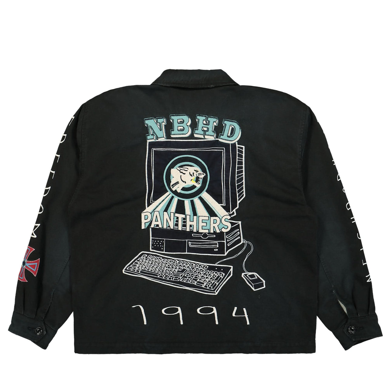 Neighborhood Savage Souvenir Jacket Black Detail view 1 | Gate