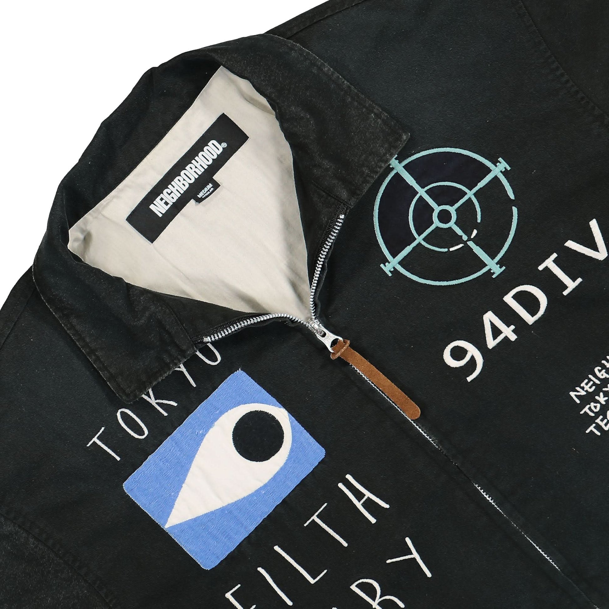 Neighborhood Savage Souvenir Jacket Black Detail view 3 | Gate