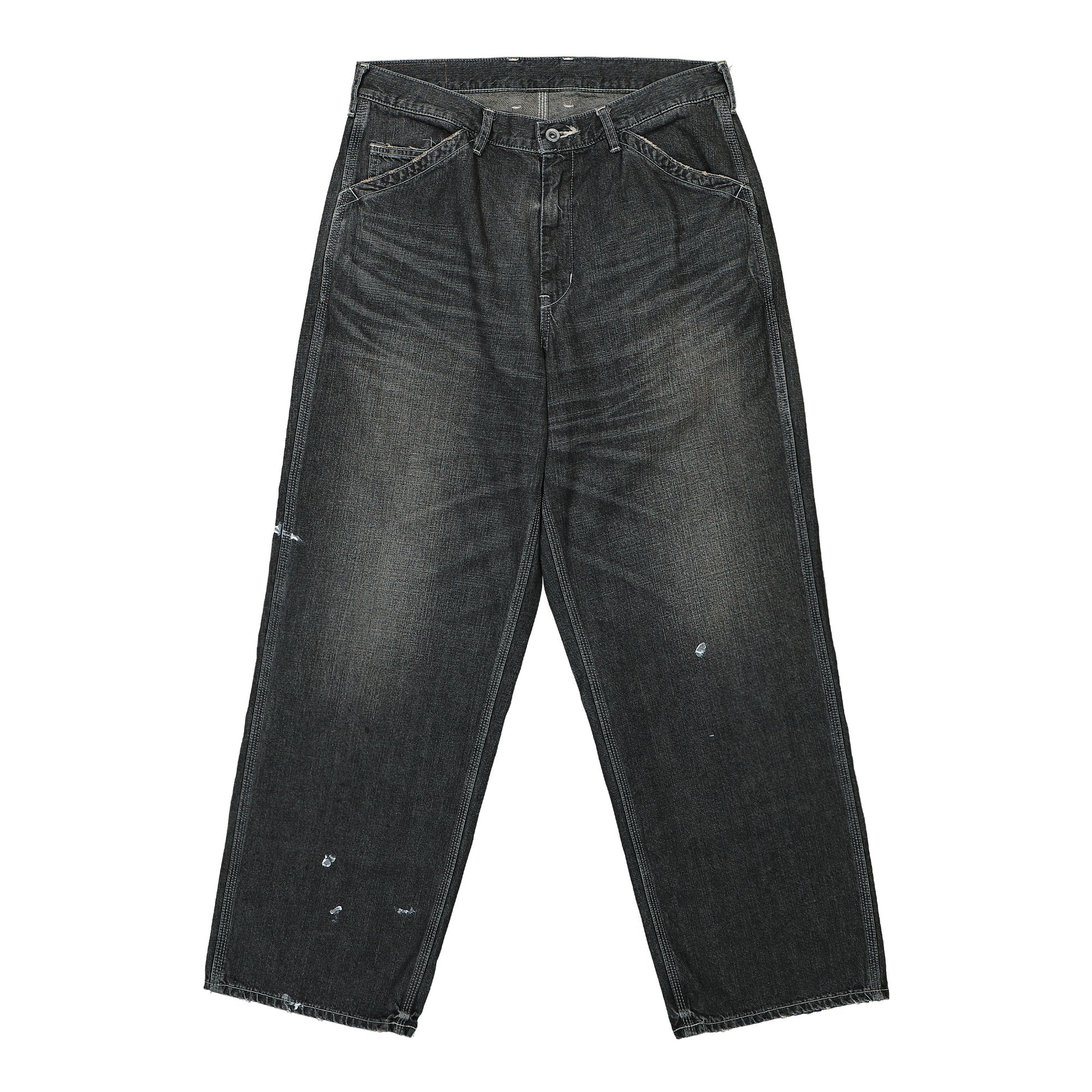 Neighborhood Washed Utility Pants Black Detail view 1 | Gate
