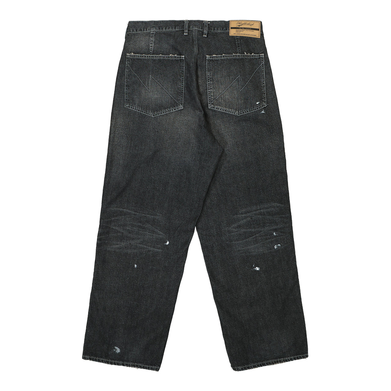 Neighborhood Washed Utility Pants Black Detail view 1 | Gate
