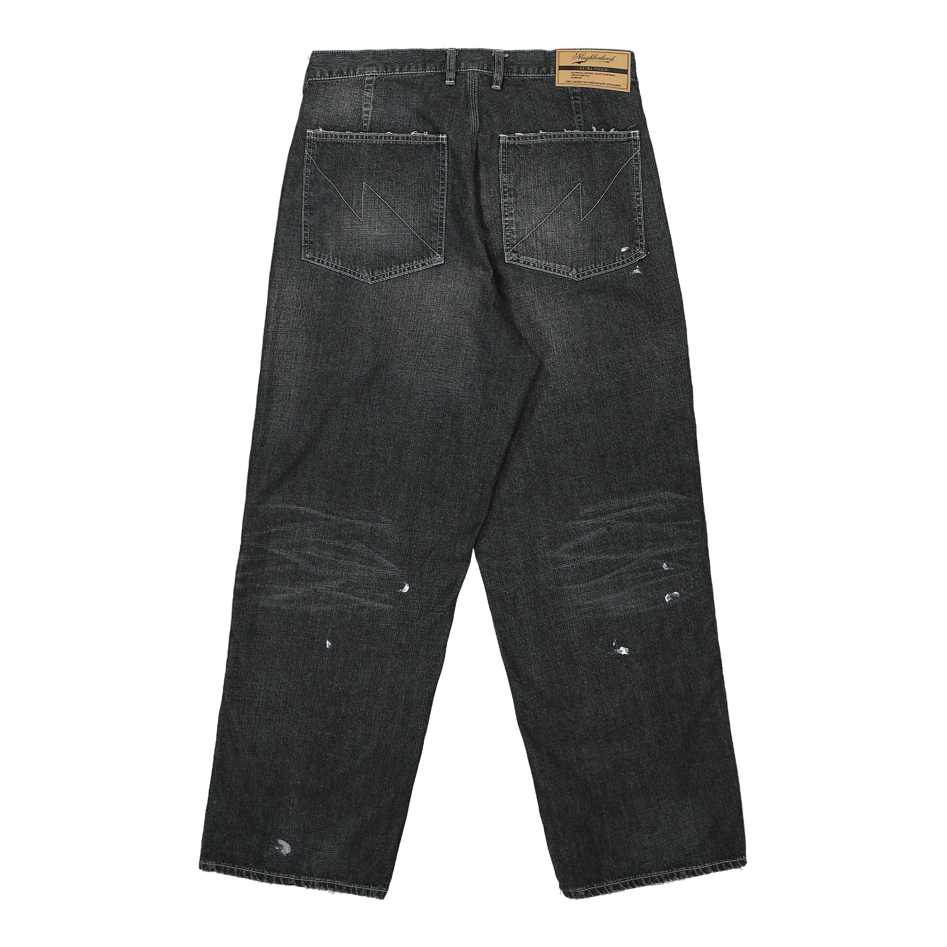 Neighborhood Washed Utility Pants Black Detail view 2 | Gate