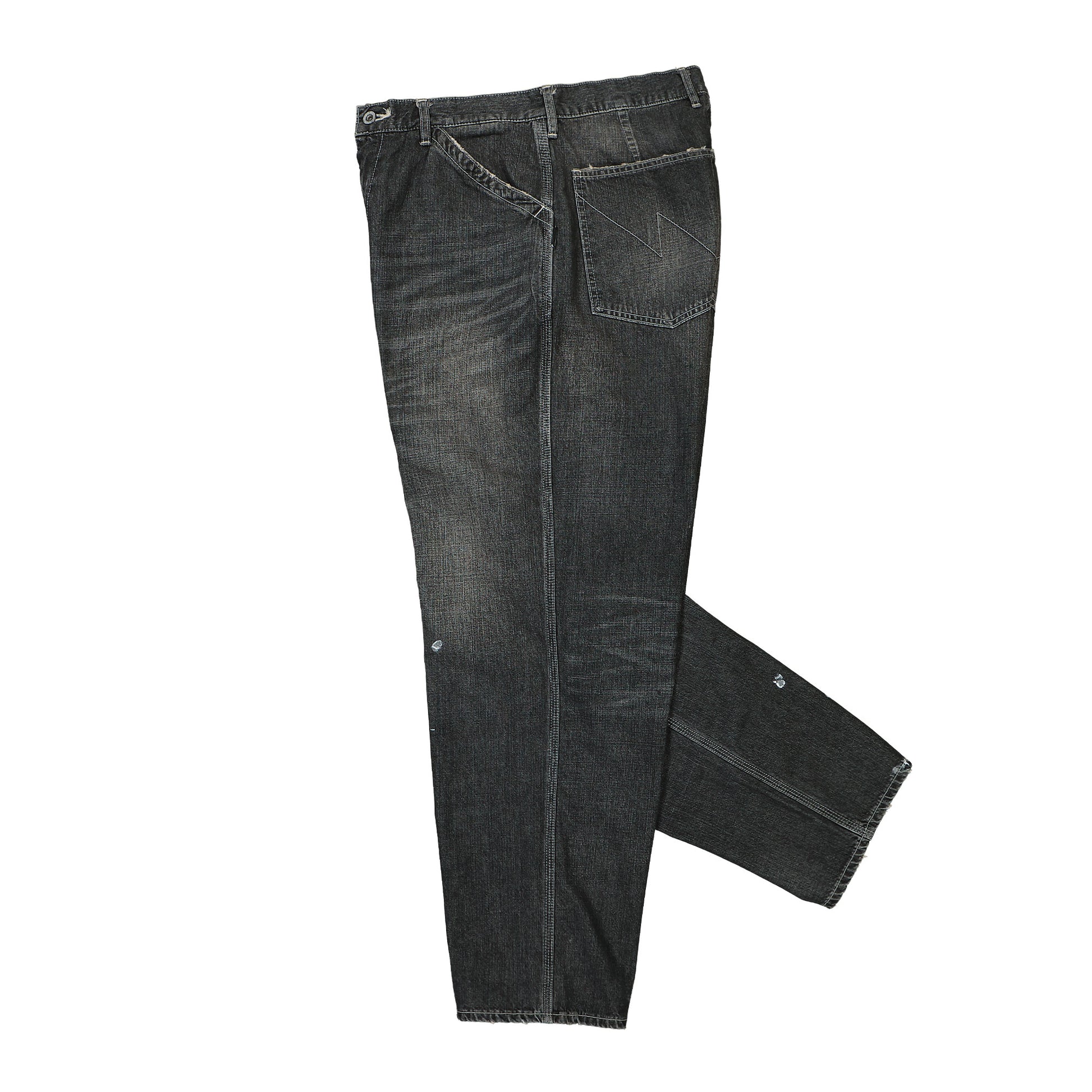 Neighborhood Washed Utility Pants Black Detail view 3 | Gate