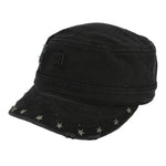 Studded Military Hat