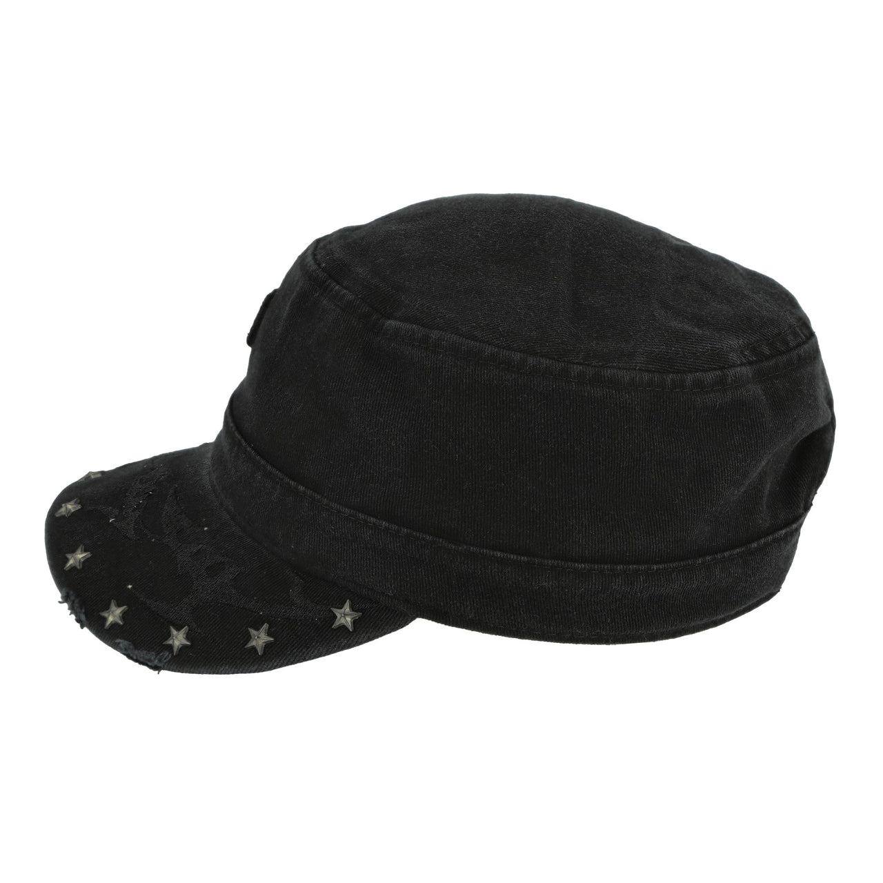 Studded Military Hat