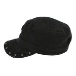 Studded Military Hat